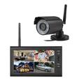 7-Zoll-TFT-Digital-2.4g-Funkkameras Audio-Video-Babyphone 4-Kanal-Quad-CCTV-DVR-Sicherheitssystem mit IR-Nachtlicht 1 Kamera