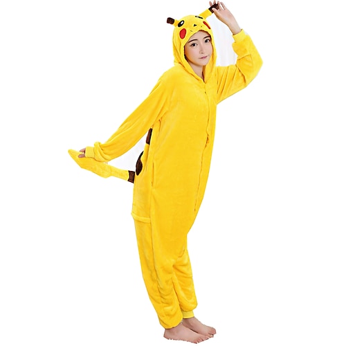 Halloween Requisiten Festtagsschmuck Kigurumi-Pyjamas Tier Monster Zeichentrick Warm Lustiges Kostüm Bequem Erwachsene Unisex Männer und Frauen Weihnachten Halloween Karneval Party Leistung