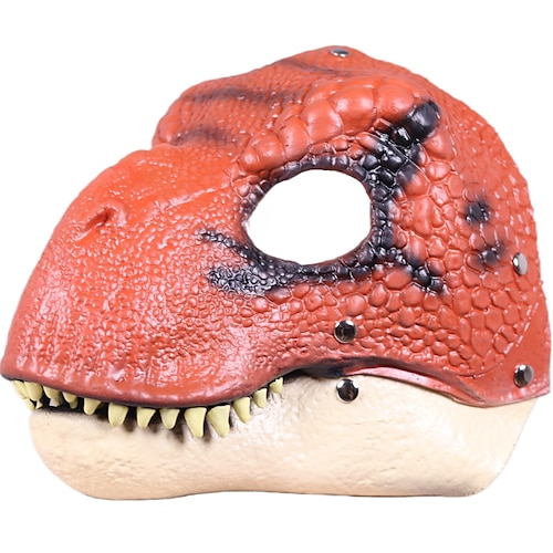 Beliebte Dinosauriermaske Halloween Party Lustige Requisiten mit offenen Mund Tyrannosaurus Rex Tier Latexmaske Weihnachtsgeschenk Image
