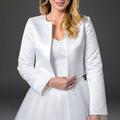 Stola Schal Schals Wickeltücher für Frauen Bolero Einfarbig Elegant Langarm Satin Hochzeit Schals Mit Pure Farbe Für Veranstaltung / Fest Frühling Sommer