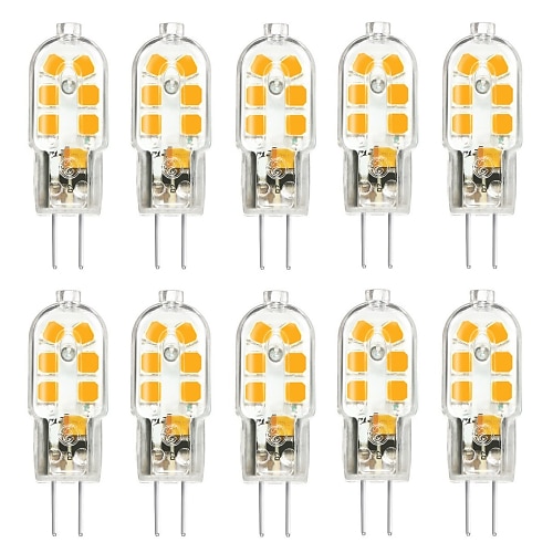10 Stück G4 3W 200-300lm 12LED LED Bi-Pin Lichter 2835SMD Warmweiß Kaltweiß Naturweiß Led Maislampe Kronleuchterlampe AC 12V Image