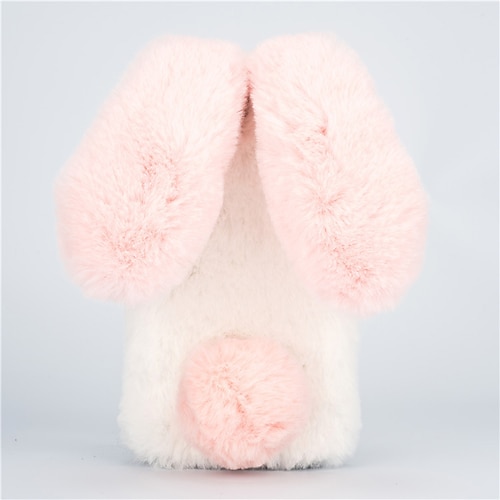 Handy Hülle Handyhüllen Für iPhone 16 15 14 Pro Max Plus 16e 13 12 11 Pro Max Mini Rückseite für Frauen Mädchen Warm Stoßfest Kaninchen Textil TPU Image