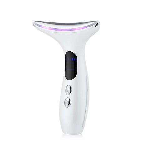 EMS Mikrostrom Gesicht Hals Beautysystem LED Photon Firming Verjüngung Anti-Falten Dünn Doppelkinn Hautpflege Gesichtsmassager Valentinstagsgeschenk