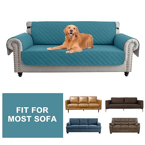 100 % wasserdichte Sofabezüge für Hunde und Haustiere, Couchbezug, Sofabezug, Liegestuhlbezug, burgunderroter Couchschutz, rutschfester Sofabezug für 1/2/3/4 Kissen, Couch, Liegestuhl, Möbelschutz Image