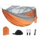 Outdoor-Hängematte mit Moskitonetz, Nylon-Doppel-Personen-Camping-Hängematte, tragbare Hängematte mit Moskitonetz – perfekt für Outdoor-Camping