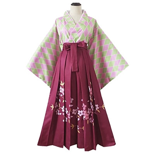 Kochou Shinobu Kamado Tanjirou Anime Outfits Kimonoo Cosplay-Anzüge Kostüm Für Herren Damen Erwachsene Image