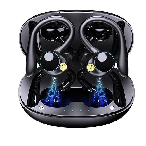 YYK580 Drahtlose Ohrhörer TWS-Kopfhörer Ohrbügel Bluetooth 5.2 Stereo Automatische Ohrerkennung IPX6 wasserdicht für Apple Samsung Huawei Xiaomi MI Fitness Fitnesstraining Skifahren Handy Büro Image