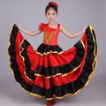 Mädchen Flamenco-Senorita Tanzen Tango-Tanzkostüm Stilvoll Polyester Rote Rock / Kinder
