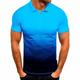 Herren-T-Shirt Ärmel Colour Block Henley Medium Springamp; sommergrün weiß grau schwarzrot