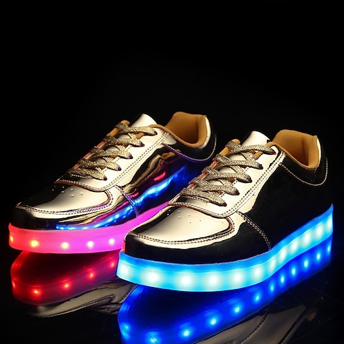 LED-Leuchtsneaker für Jungen und Mädchen mit USB-Aufladung für Partys und nächtliche Aktivitäten Image