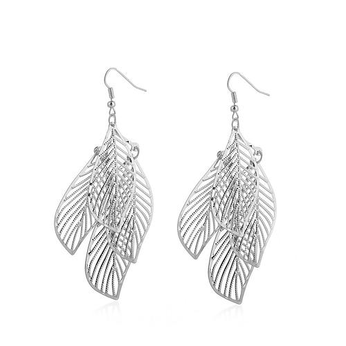 Damen Ohrringe Modisch Outdoor Blatt Ohrring