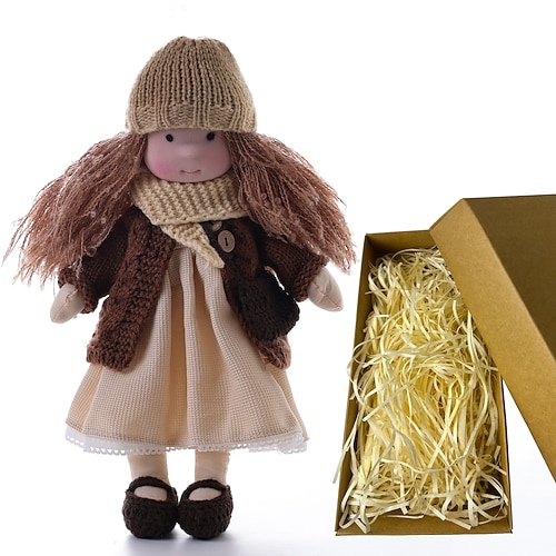 Waldorfdoll Baumwolle Waldorf Puppe Puppen Künstler handgemacht Festival Daumen Waldorf Weihnachtsgeschenk Image