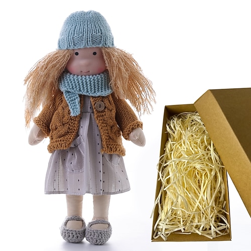 Waldorfdoll Baumwolle Waldorf Puppe Puppen Künstler handgemacht Festival Daumen Waldorf Weihnachtsgeschenk