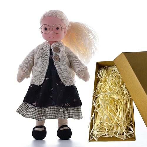 Waldorfdoll Baumwolle Waldorf Puppe Puppen Künstler handgemacht Festival Daumen Waldorf Weihnachtsgeschenk Image