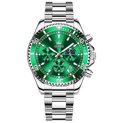 OLEVS 2870 Luxus Herren Uhren Quarz Sport Wasserdicht Top Marken Uhr Datum Chronograph Quarz Herren Armbanduhr