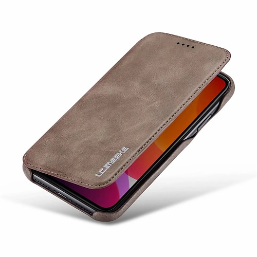 Handy Hülle Handyhüllen Für Samsung Galaxy S25 S24 S23 S22 S21 FE S21 Ultra Plus S20 Ganzkörperhülle Leder Klapphülle Flip Kartenhalter Einfarbig PU-Leder Image