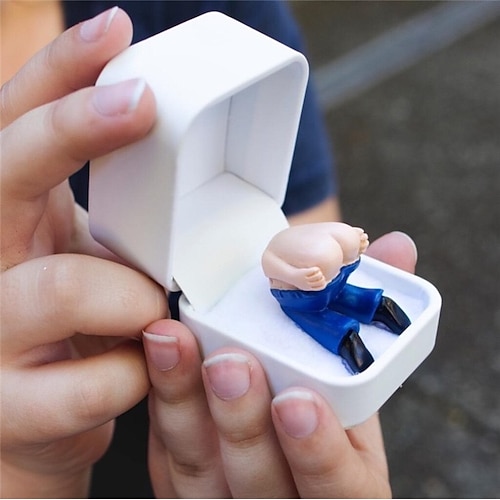 Valentinstag lustiger großer Po-Ring Aprilscherz Vorschlag Kreative und personalisierte Dekoration Furz Geräusch Weihnachten Lustiges Weihnachtsgeschenk Image