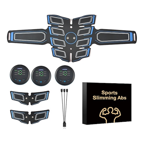 ABS-Muskelstimulator Bauchmaschine Tragbarer Bauchstraffungsgürtel Home Office Fitness Workout Geräte für den Bauch Valentinstagsgeschenk Image