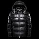 Herren Daunenjacke puffer jacket Mit Kapuze 90% weiße Entendaunen Outdoor Sport Wochenende Warm Bequem Winter Glatt Schwarz Rote Pufferjacke