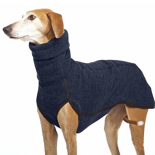 Hundemantel, modische Hunde-Fleece-Weste, Jacke, Winter, warm, für kleine, mittelgroße und große Hunde, für den Innen- und Außenbereich Image