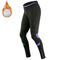 Damen Radhose lang Fahhrad Unten Winter MTB Mountain Rennrad Sport warm 3D-Pad Radfahren Atmungsaktiv Weiß Gelb Vlies Spandex Bekleidung Fahrradbekleidung