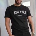 Herren Übergröße T Shirt Groß und hoch Graphic Rundhalsausschnitt Bedruckt Kurze Ärmel Strassenmode Stilvoll Brautkleider schlicht Oberteile Outdoor Ausgehen Oberteile