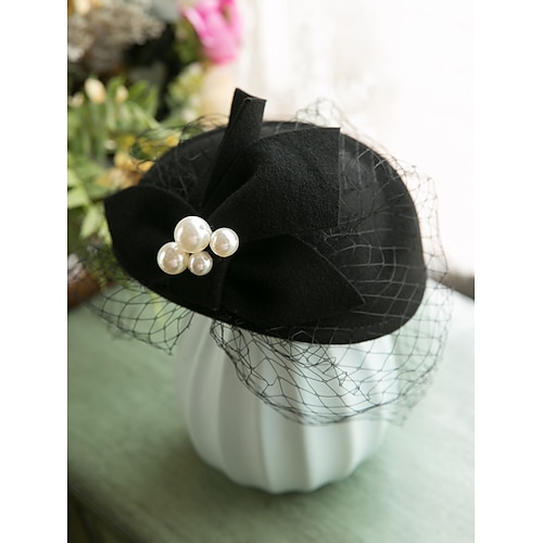 Retro Vintage 1950er Fascinator-Hut Kate Middleton Kostüm Damen Maskerade Party / Abend Junggesellinnenabschiedsparty Erwachsene Hut Image