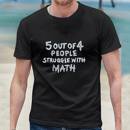 Herren Übergröße Groß Hoch T Shirt Tee Rundhalsausschnitt Schwarz Kurze Ärmel Outdoor Ausgehen Bedruckt Buchstabe Bekleidung Baumwollmischung Strassenmode Stilvoll Brautkleider schlicht Image