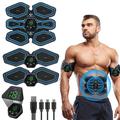 Bauchmuskelstimulator Trainer ems abs drahtlose Bein-Arm-Bauch-Übung elektrische Simulatoren Massagepresse Workout Heimfitnessstudio