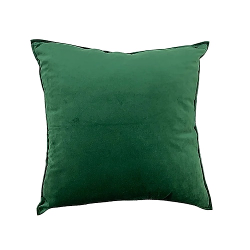 Dekorative Wurfkissen, 1 Stück, luxuriöser Samt, einfarbig, Kissenbezug, Wohnzimmer, Schlafzimmer, Sofa, Kissenbezug, Outdoor-Kissen für Sofa, Couch, Bett, Stuhl, Rosa, Blau, Salbeigrün, Lila Image