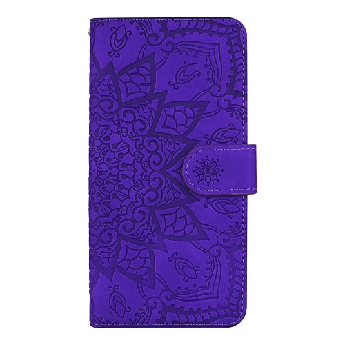 Handy Hülle Handyhüllen Für Samsung Galaxy S26 Ultra Plus S25 S24 S23 S22 S21 FE S21 Ultra Plus S20 A14 A54 Brieftaschenhülle Mit Ständer Geldbörse Kartenhalter Blume Blume / Blumenmuster PU-Leder Image