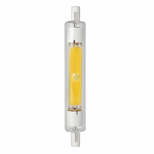 dimmbar kein flackern led r7s glaskolben röhrenbirne 78mm 118mm maislampe 110v 220v high power j78 j118 ersetzt halogenlicht lampadas Image