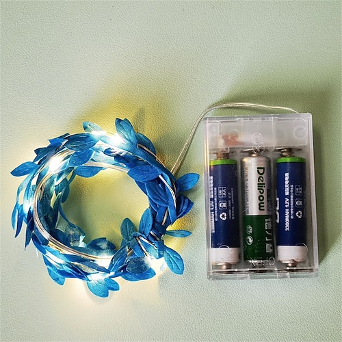 elegante Hochzeitsempfangsparty, künstliche Pflanzen, LED-Lichterkette 2m, Kletterpflanze, grünes Blatt, Heim, Hochzeit, Outdoor, Efeuranken-Dekoration, Lampe zum Selbermachen, hängend, Garten, Image