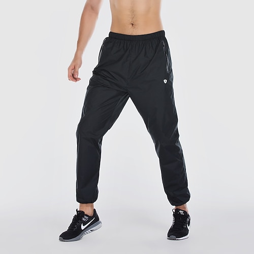 ROCKBROS Herren Fahrradhose Fahhrad Hosen Unterteile Winter Mountainbike MTB Straßenradsport Sport Wasserdicht Winddicht Regenfest Schnelltrocknend Schwarz Bekleidung Fahrradbekleidung