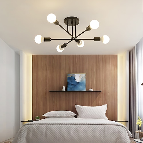 72 cm Globus Design geometrische Formen Unterputzleuchten Metall Sputnik linear geometrisch bemalte Oberflächen zeitgenössisch künstlerisch nordischer Stil 110-220 V 220-240 V Image