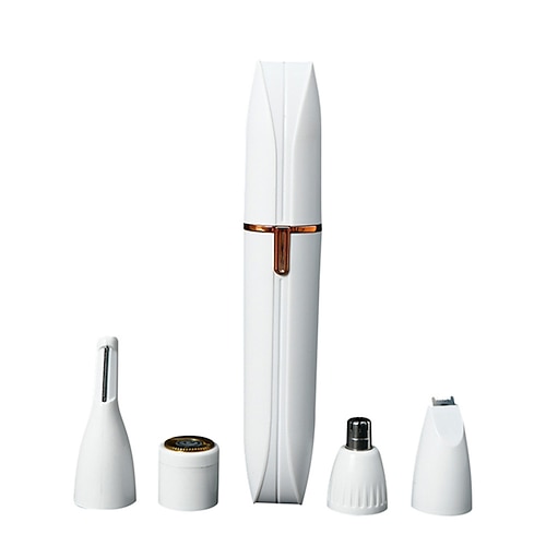 Tragbarer 4 in 1 elektrischer Epilierer Damen Augenbrauen Nase Trimmer für Gesichtshaare Gesichts- und Körperhaar schmerzfreier Damenrasierer Epilierer Valentinstagsgeschenk Image