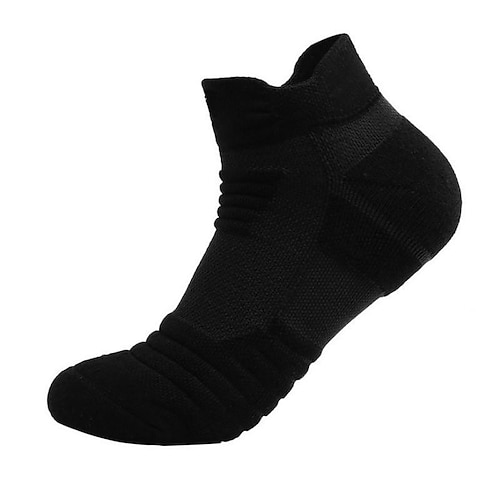 Herren 3 Paare Socken Ankle Socken Sportsocken Niedrig geschnittene Socken Schwarz Weiß Farbe Glatt Outdoor Freizeitskleidung Urlaub Dünn Frühling Sommer Modisch Sport Image