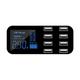 8a Auto 8 Ports USB Schnellladegerät Multiport Telefon Ladestation LCD Display