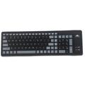 Modische, flexible, kabelgebundene, faltbare Tastatur aus weichem Silikon mit 103 Tasten für Laptop/Computer