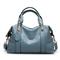 Damen Handtasche Umhängetasche Schultertasche Boston-Tasche PU-Leder B¨¹ro Täglich Festtage Niete Reißverschluss Hohe Kapazität Multi-Carry Feste Farbe Schwarz Rote Blau