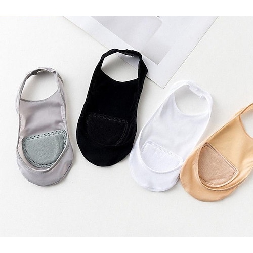 ultradünne, unsichtbare, flache, rutschfeste Seidensocken für Frauen Image