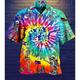 Herren Lässiges Hemd Hawaiihemd Sommerhemd Camp-Shirt Grafik-Shirt Aloha-Shirt Totenkopf Motiv Hai Fische Umlegekragen A B C D E 3D-Druck Casual Ausgehen Kurze Ärmel 3D Bekleidung Designer