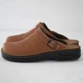 Herren Cloggs Pantoletten Leichte Sohlen Sommergarten Clogs Vintage Klassisch Brautkleider schlicht Outdoor Täglich PU Halbschuhe Schwarz Khaki Kaffee Sommer Frühling