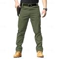 Herren Cargohose Cargohosen Cargohose Hose Hosen Taktisch Tasche Klassisch Mehrere Taschen Feste Farbe Komfort Draussen In voller Länge Casual Täglich Strassenmode Stilvoll Schwarz Armeegrün