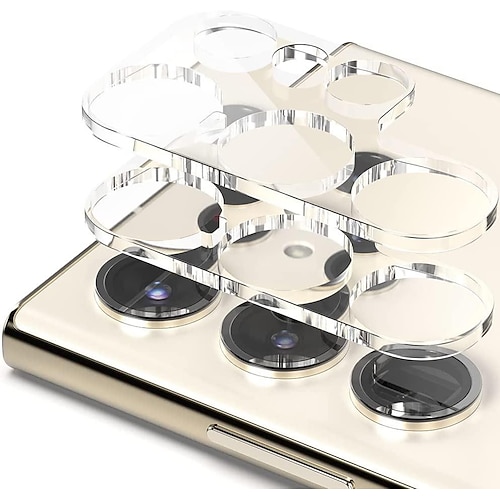 3 Stücke Kamera Schutzfolie Für Samsung Galaxy S25 Ultra S25 Ultra Plus S24 Ultra Plus S23 S22 S21 S20 Ultra Plus FE A72 A52 A42 A32 A22 A12 A02 Gehärtetes Glas 9H Härte High Definition (HD) Kratzfest