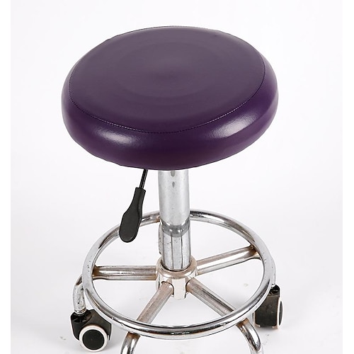 runde wasserdichte barhocker sitzbezüge waschbare hocker kissen schonbezug Stuhlhussen elastische barstuhlbezüge pu leder für kaffee party bar restrant Image