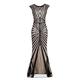 Brüllen 20s 1920s Cocktailkleid Vintage-Kleid Flapper Kleid Kleid Partykostüm Ballkleid Ballkleider Der große Gatsby Damen V Ausschnitt Weihnachten Hochzeit Party kleid hochzeitsgast Erwachsene Kleid