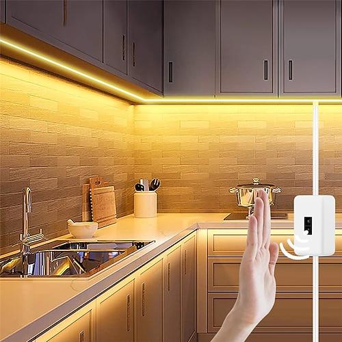 smart lampe sensor handscan led nachtlicht 5v usb led streifen wasserdicht band schlafzimmer hause küche kleiderschrank dekor