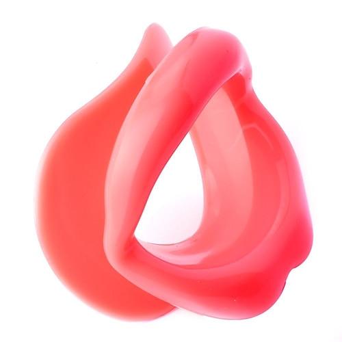 Silikon-Lippenformer, tragbarer Lächeln-Trainer, Beauty-Tool, Mundstraffung, Gesichtstrainer für Mädchen, Frauen, Damen