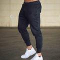 Herren Jogginghose Trainingshose Jogginghose Jogger Trainingshosen Trainingshose Sporthose Tasche Elastische Taille Feste Farbe Leichtgewichtig Casual Täglich Hose sportlich Schwarzine Weiß